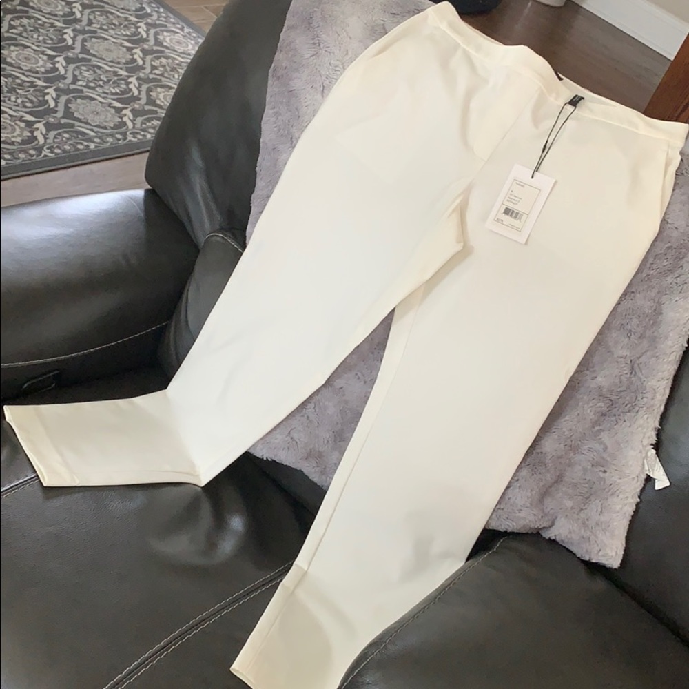 Theory Ivory Pants